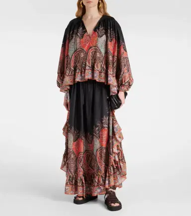 Zimmermann Rhiannon ruffled silk top | Thumbnail 4 Zimmermann Rhiannon ruffled silk top | Thumbnail 4