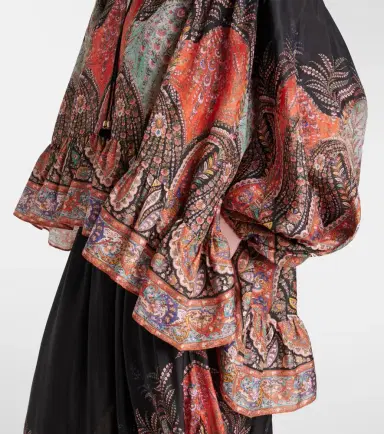 Zimmermann Rhiannon ruffled silk top | Thumbnail 5 Zimmermann Rhiannon ruffled silk top | Thumbnail 5