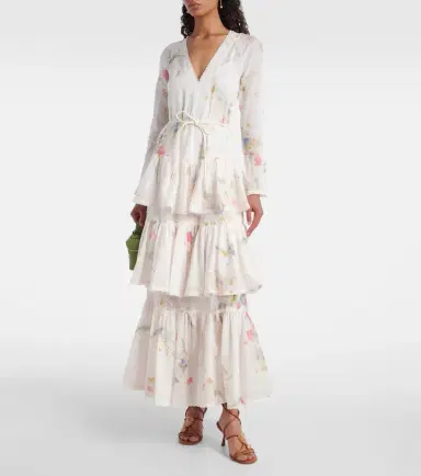 Zimmermann Lucky floral tiered cotton maxi dress | Thumbnail 2 Zimmermann Lucky floral tiered cotton maxi dress | Thumbnail 2