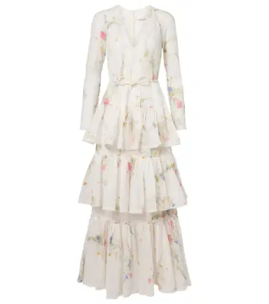 Zimmermann Lucky floral tiered cotton maxi dress | Thumbnail 1 Zimmermann Lucky floral tiered cotton maxi dress | Thumbnail 1