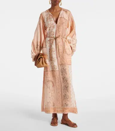 Zimmermann Lucky printed linen midi dress | Thumbnail 4 Zimmermann Lucky printed linen midi dress | Thumbnail 4