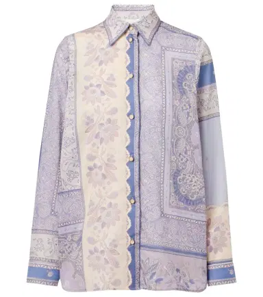 Zimmermann Lucky printed cotton shirt | Thumbnail 1 Zimmermann Lucky printed cotton shirt | Thumbnail 1