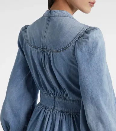 Zimmermann Lucky denim midi dress | Thumbnail 2 Zimmermann Lucky denim midi dress | Thumbnail 2