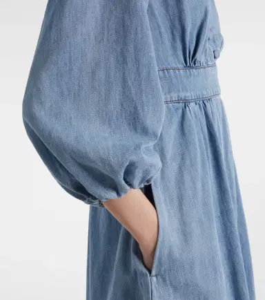 Zimmermann Lucky denim midi dress | Thumbnail 4 Zimmermann Lucky denim midi dress | Thumbnail 4