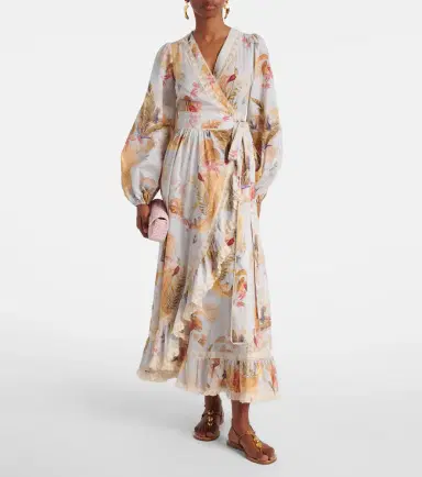 Zimmermann Ascension floral ruffled cotton midi dress | Thumbnail 3 Zimmermann Ascension floral ruffled cotton midi dress | Thumbnail 3