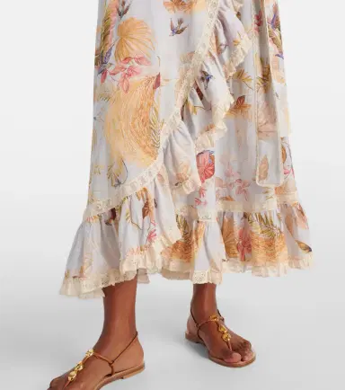 Zimmermann Ascension floral ruffled cotton midi dress | Thumbnail 5 Zimmermann Ascension floral ruffled cotton midi dress | Thumbnail 5