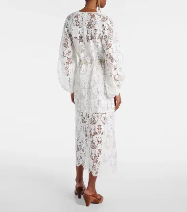 Zimmermann Coco lace midi dress | Thumbnail 3 Zimmermann Coco lace midi dress | Thumbnail 3