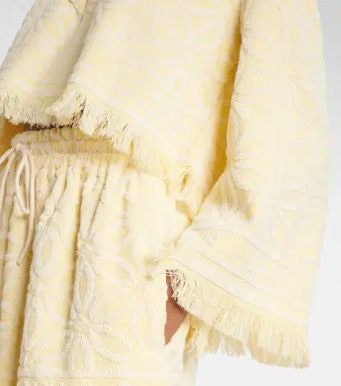 Zimmermann Coco hooded cotton terry crop top | Thumbnail 2 Zimmermann Coco hooded cotton terry crop top | Thumbnail 2