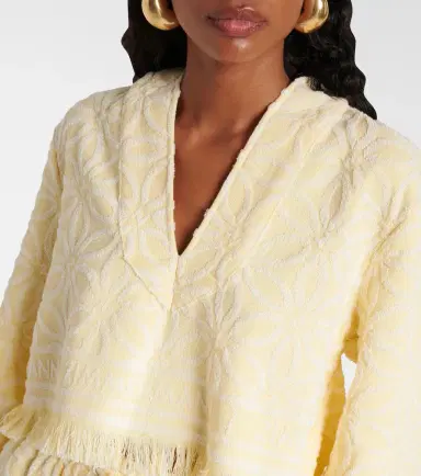 Zimmermann Coco hooded cotton terry crop top | Thumbnail 4 Zimmermann Coco hooded cotton terry crop top | Thumbnail 4