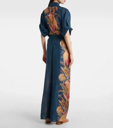 Zimmermann Ascension floral silk wide-leg pants | Thumbnail 2 Zimmermann Ascension floral silk wide-leg pants | Thumbnail 2