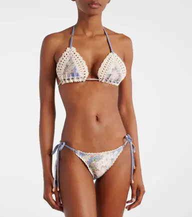 Zimmermann Cascadian crochet floral bikini | Thumbnail 4 Zimmermann Cascadian crochet floral bikini | Thumbnail 4