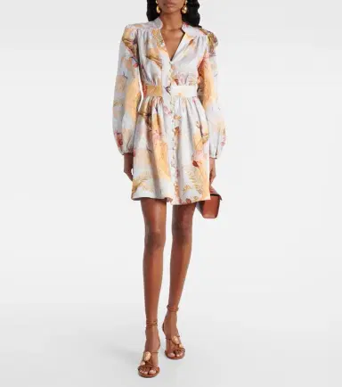 Zimmermann Ascension floral linen minidress | Thumbnail 5 Zimmermann Ascension floral linen minidress | Thumbnail 5