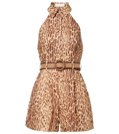 Zimmermann Printed linen jumpsuit | Thumbnail 1 Zimmermann Printed linen jumpsuit | Thumbnail 1