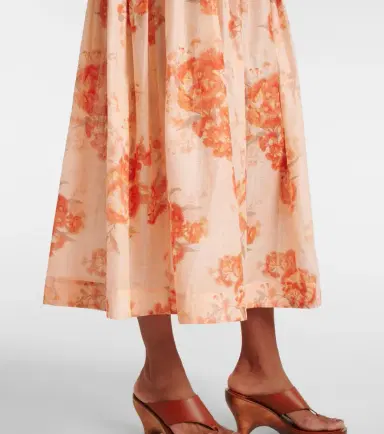 Zimmermann Cascadian floral strapless midi dress | Thumbnail 5 Zimmermann Cascadian floral strapless midi dress | Thumbnail 5