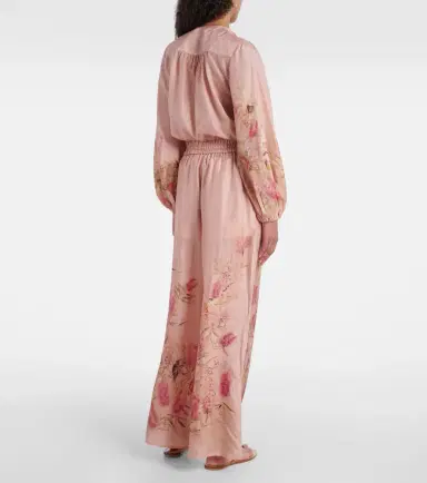 Zimmermann Cascadian floral silk wide-leg pants | Thumbnail 3 Zimmermann Cascadian floral silk wide-leg pants | Thumbnail 3