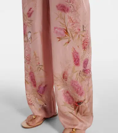 Zimmermann Cascadian floral silk wide-leg pants | Thumbnail 4 Zimmermann Cascadian floral silk wide-leg pants | Thumbnail 4