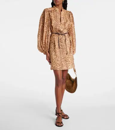 Zimmermann Cascadian leopard-print linen tunic | Thumbnail 2 Zimmermann Cascadian leopard-print linen tunic | Thumbnail 2