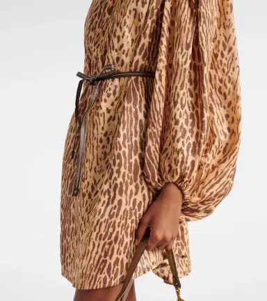 Zimmermann Cascadian leopard-print linen tunic | Thumbnail 3 Zimmermann Cascadian leopard-print linen tunic | Thumbnail 3