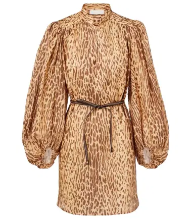 Zimmermann Cascadian leopard-print linen tunic | Thumbnail 1 Zimmermann Cascadian leopard-print linen tunic | Thumbnail 1