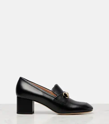 Gucci Lady Horsebit leather loafer pumps | Thumbnail 2 Gucci Lady Horsebit leather loafer pumps | Thumbnail 2
