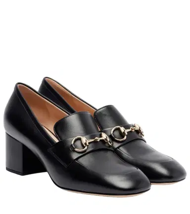 Gucci Lady Horsebit leather loafer pumps | Thumbnail 1 Gucci Lady Horsebit leather loafer pumps | Thumbnail 1