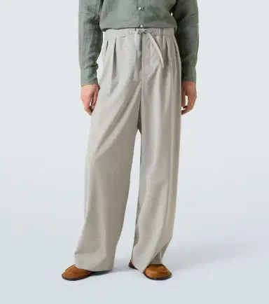 Loewe Wool wide-leg pants | Thumbnail 5 Loewe Wool wide-leg pants | Thumbnail 5