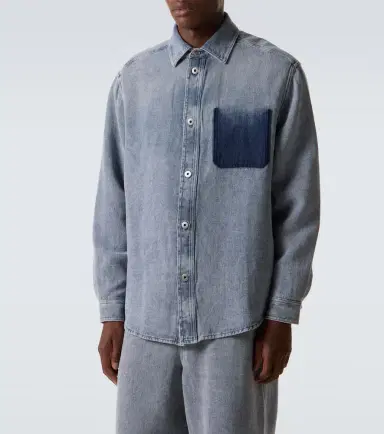 Loewe Cotton and linen canvas shirt | Thumbnail 4 Loewe Cotton and linen canvas shirt | Thumbnail 4