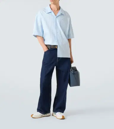 Loewe Mid-rise barrel-leg jeans | Thumbnail 2 Loewe Mid-rise barrel-leg jeans | Thumbnail 2