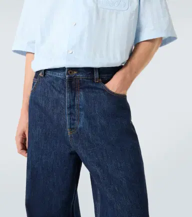 Loewe Mid-rise barrel-leg jeans | Thumbnail 3 Loewe Mid-rise barrel-leg jeans | Thumbnail 3