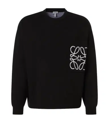 Loewe Anagram embroidered sweater | Thumbnail 1 Loewe Anagram embroidered sweater | Thumbnail 1