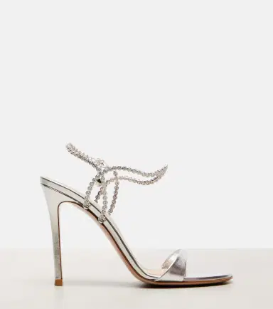 Gianvito Rossi Eternity embellished leather sandals | Thumbnail 4 Gianvito Rossi Eternity embellished leather sandals | Thumbnail 4