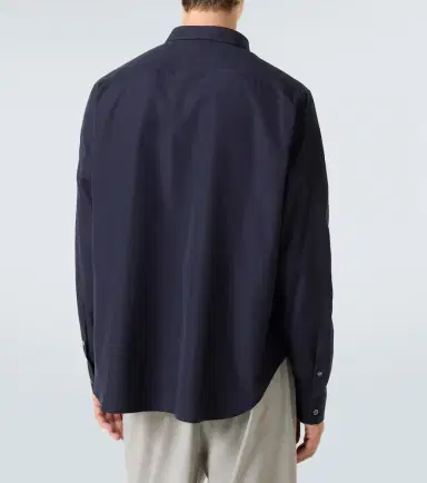 Loewe Logo cotton poplin shirt | Thumbnail 4 Loewe Logo cotton poplin shirt | Thumbnail 4