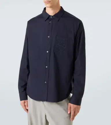 Loewe Logo cotton poplin shirt | Thumbnail 5 Loewe Logo cotton poplin shirt | Thumbnail 5