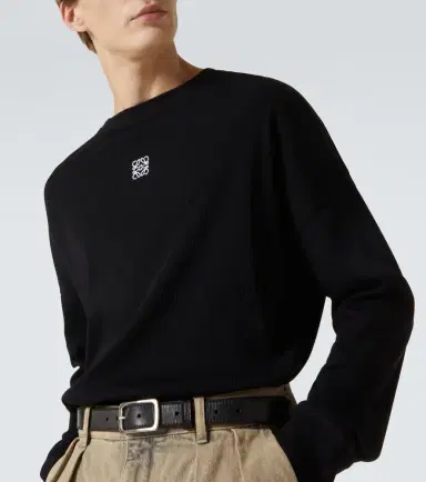 Loewe Anagram ribbed-knit cotton T-shirt | Thumbnail 5 Loewe Anagram ribbed-knit cotton T-shirt | Thumbnail 5