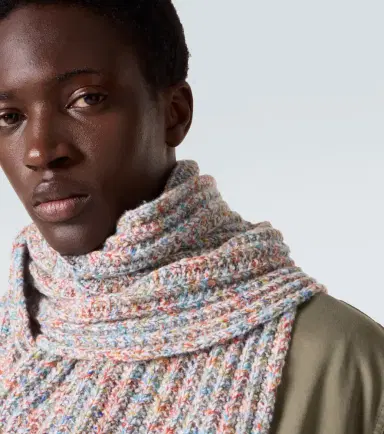 Loewe Wool and cashmere-blend scarf | Thumbnail 2 Loewe Wool and cashmere-blend scarf | Thumbnail 2