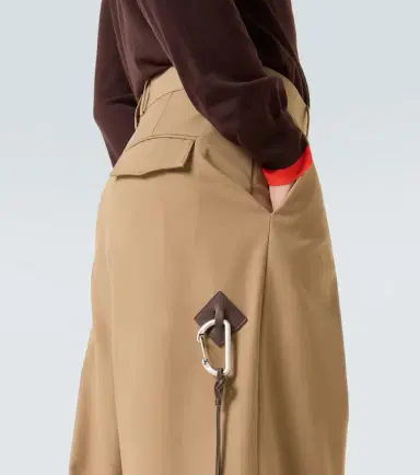 Loewe Cotton twill wide-leg pants | Thumbnail 2 Loewe Cotton twill wide-leg pants | Thumbnail 2