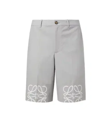Loewe Anagram cotton twill shorts | Thumbnail 1 Loewe Anagram cotton twill shorts | Thumbnail 1