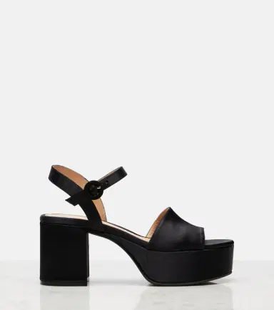 Gianvito Rossi Carol 35 satin platform sandals | Thumbnail 4 Gianvito Rossi Carol 35 satin platform sandals | Thumbnail 4