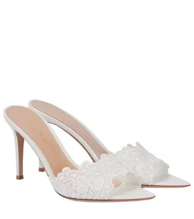 Gianvito Rossi Yvonne 85 lace sandals | Thumbnail 1 Gianvito Rossi Yvonne 85 lace sandals | Thumbnail 1