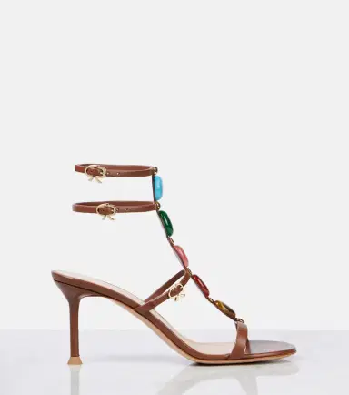 Gianvito Rossi Shanti 70 embellished leather sandals | Thumbnail 2 Gianvito Rossi Shanti 70 embellished leather sandals | Thumbnail 2