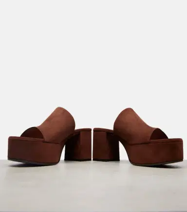 Gianvito Rossi Suede platform mules | Thumbnail 2 Gianvito Rossi Suede platform mules | Thumbnail 2