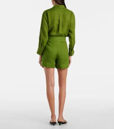 Eres Correct high-rise linen shorts | Thumbnail 3 Eres Correct high-rise linen shorts | Thumbnail 3