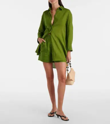 Eres Correct high-rise linen shorts | Thumbnail 4 Eres Correct high-rise linen shorts | Thumbnail 4