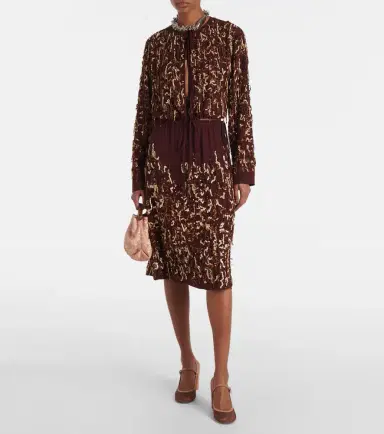 Gianvito Rossi Francoise 85 suede-trimmed slingback pumps | Thumbnail 5 Gianvito Rossi Francoise 85 suede-trimmed slingback pumps | Thumbnail 5