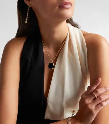 David Yurman Marbella 18kt gold necklace with onyx | Thumbnail 5 David Yurman Marbella 18kt gold necklace with onyx | Thumbnail 5