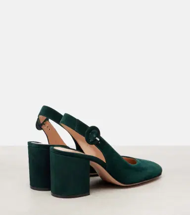 Gianvito Rossi Suede slingback pumps | Thumbnail 3 Gianvito Rossi Suede slingback pumps | Thumbnail 3