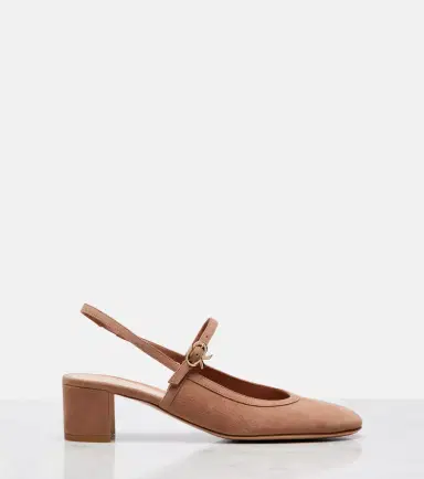 Gianvito Rossi 45 suede slingback pumps | Thumbnail 2 Gianvito Rossi 45 suede slingback pumps | Thumbnail 2