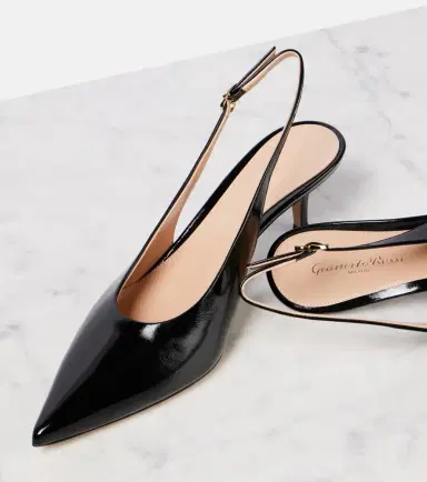 Gianvito Rossi Robbie 55 patent leather slingback pumps | Thumbnail 4 Gianvito Rossi Robbie 55 patent leather slingback pumps | Thumbnail 4