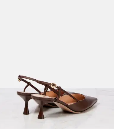 Gianvito Rossi Ascent 55 leather slingback pumps | Thumbnail 2 Gianvito Rossi Ascent 55 leather slingback pumps | Thumbnail 2