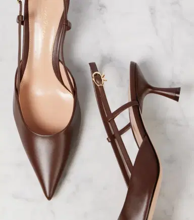 Gianvito Rossi Ascent 55 leather slingback pumps | Thumbnail 3 Gianvito Rossi Ascent 55 leather slingback pumps | Thumbnail 3